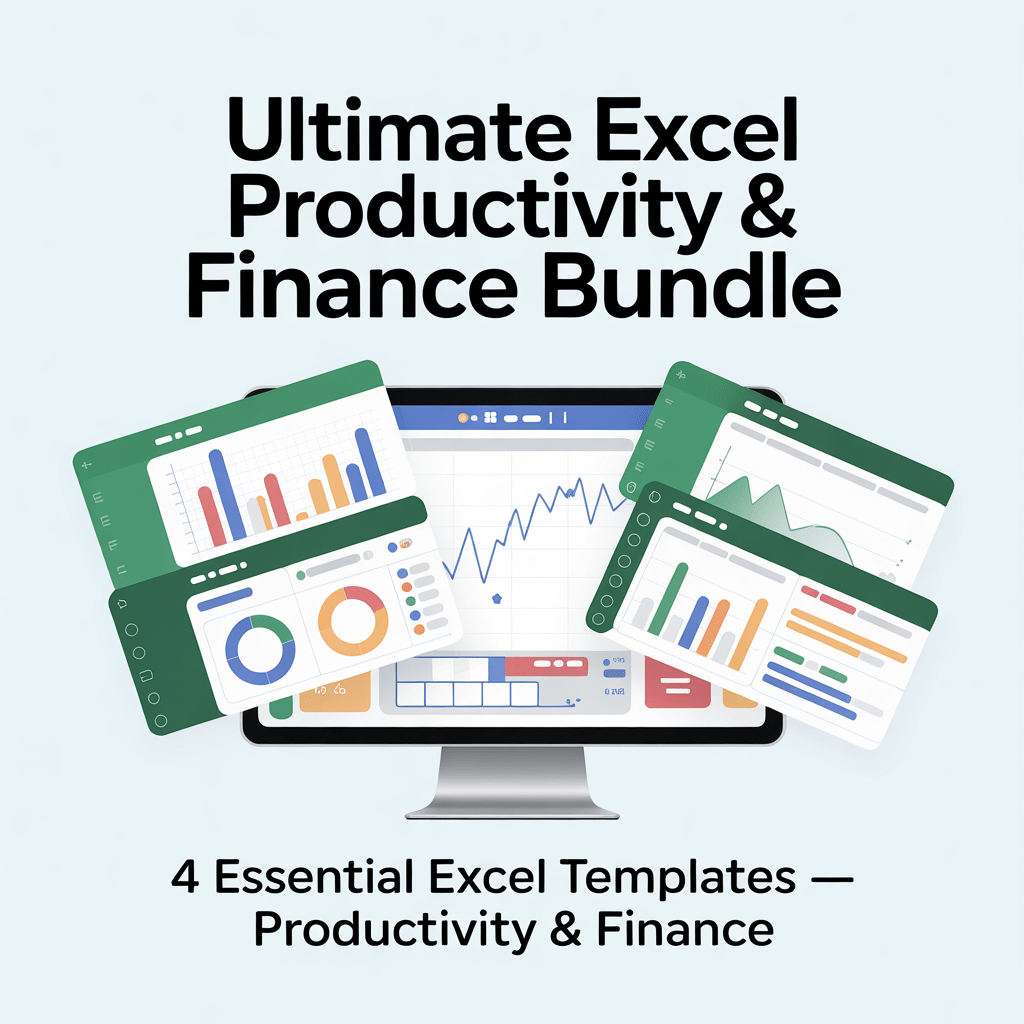 Ultimate Excel Productivity & Finance Bundle - digiplaza